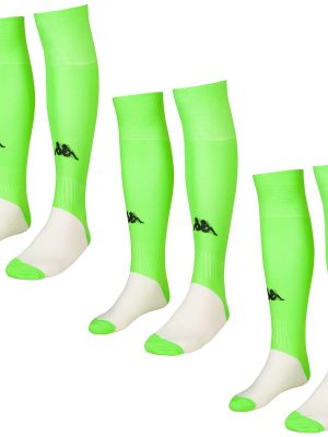 KAPPA4FOOTBALL WULGAR 3PACK - Socks - Knee High Sock - Man - GREEN FLUO