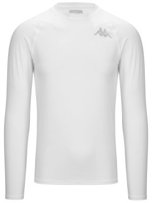 KAPPA4SKIN KOMBAT VURBAT - Skin T-ShirtsTop - Top - Man - WHITE