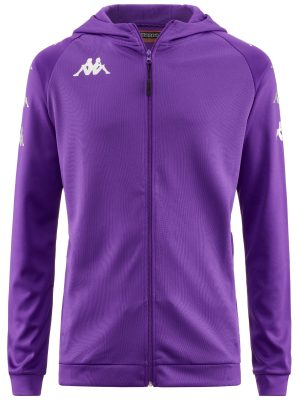 KAPPA4SOCCER TORTONA - Fleece - Jacket - Man - VIOLET INDIGO