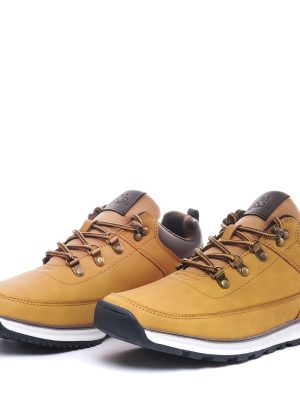 LOGO MONSI - Sneakers - Low Cut - Man - YELLOW TAN-BROWN OAK