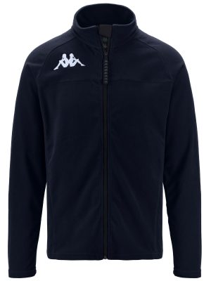 6CENTO 687FZ - Fleece - Jacket - Unisex - BLUE DK-BLACK