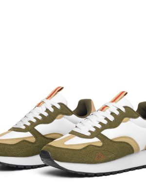 LOGO    ARVIKA - Sneakers - Low Cut - Man - WHITE-GREEN MILITARY