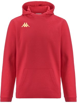 KAPPA4FOOTBALL GIORDIZI - Fleece - Hoodie Full Zip - Man - RED CHINESE