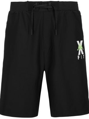 KOMBAT   WKT EGAMENO - Shorts - Sport  Shorts - Man - BLACK-GREEN PARADISE