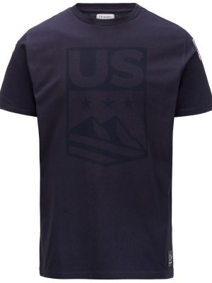 AYBA2 SKUD US - T-ShirtsTop - T-Shirt - Unisex - BLUE DK NAVY