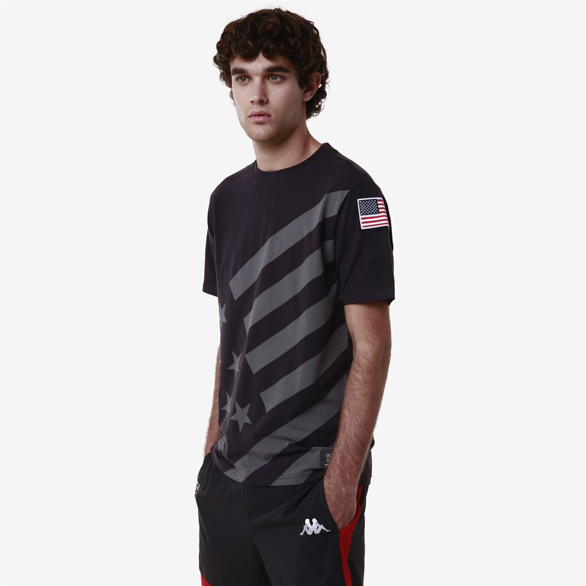 AYBA2 FLAG US - T-ShirtsTop - T-Shirt - Unisex - GREY IRON DK - Image 3