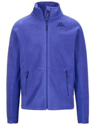 6CENTO 687C - Fleece - Jacket - Man - BLUE SPECTRUM