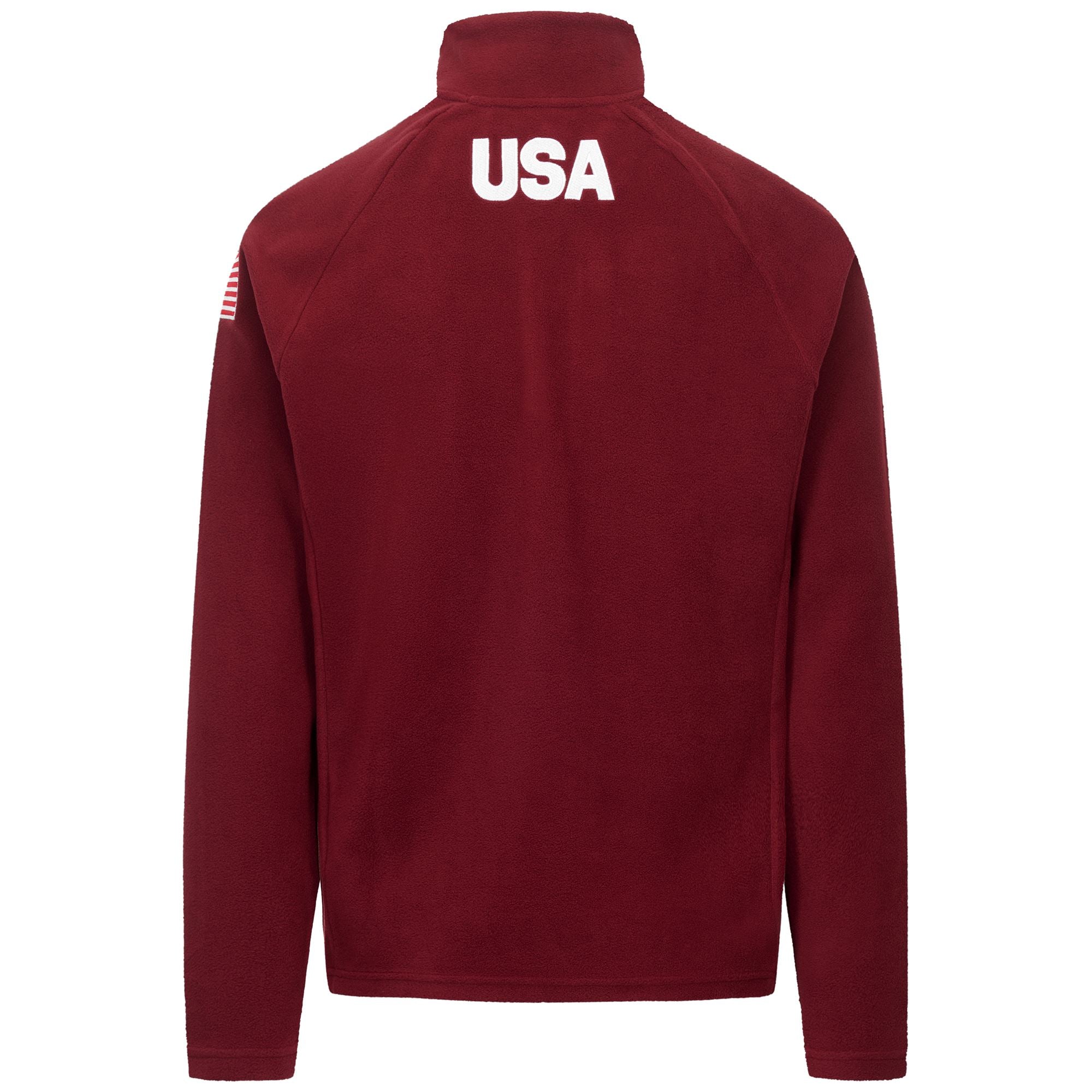 818 US - Fleece - Jumper - Unisex - Red Pomegranate - Image 3