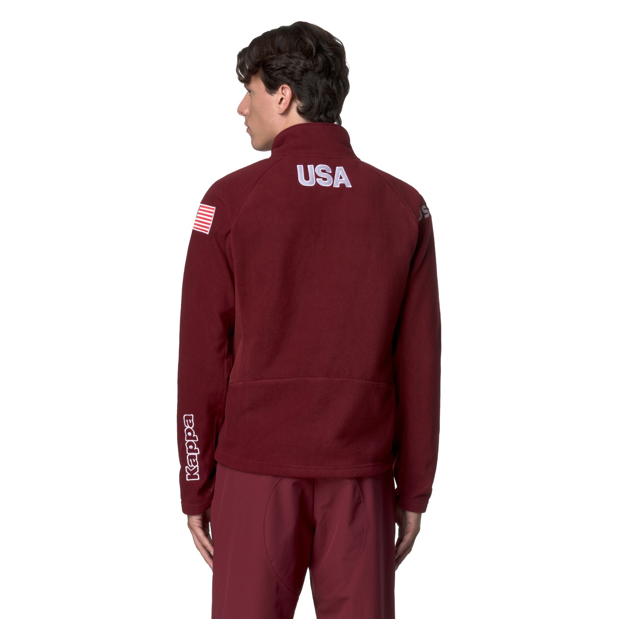 687C US - Fleece - Jacket - Man - Red Pomegranate - Image 6