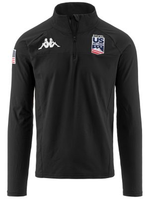 6CENTO 687 BK US - Fleece - Jumper - Unisex - BLACK