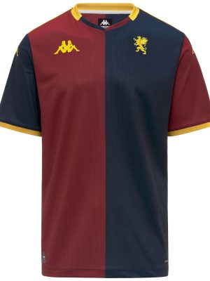 KOMBAT 2026 HOME GENOA - Active Jerseys - Shirt - Man - RED DK-BLUE DK-YELLOW