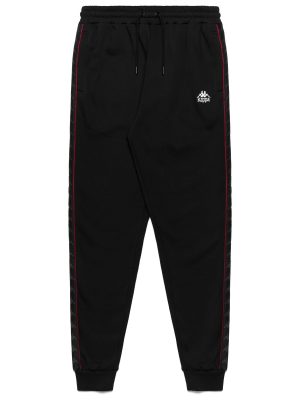222 BANDA ALANZ 4 - Pants - Sport Trousers - Man - BLACK-RED RACING-WHITE