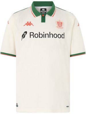 KOMBAT PRO 2026 AWAY OGC NICE - Active Jerseys - Shirt - Man - WHITE VANILLA-GREEN ARTICHOKE-ORANGE CORAL-SPONSOR