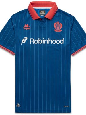 KOMBAT 2026 THIRD OGC NICE - Active Jerseys - Shirt - Man - BLUE SAIL-ORANGE CORAL-SPONSOR