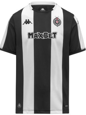 KOMBAT 2026 HOME PARTIZAN - Active Jerseys - Shirt - Man - BLACK-WHITE
