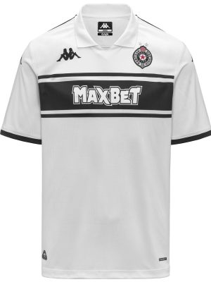 KOMBAT 2026 THIRD PARTIZAN - Active Jerseys - Shirt - Man - WHITE-BLACK