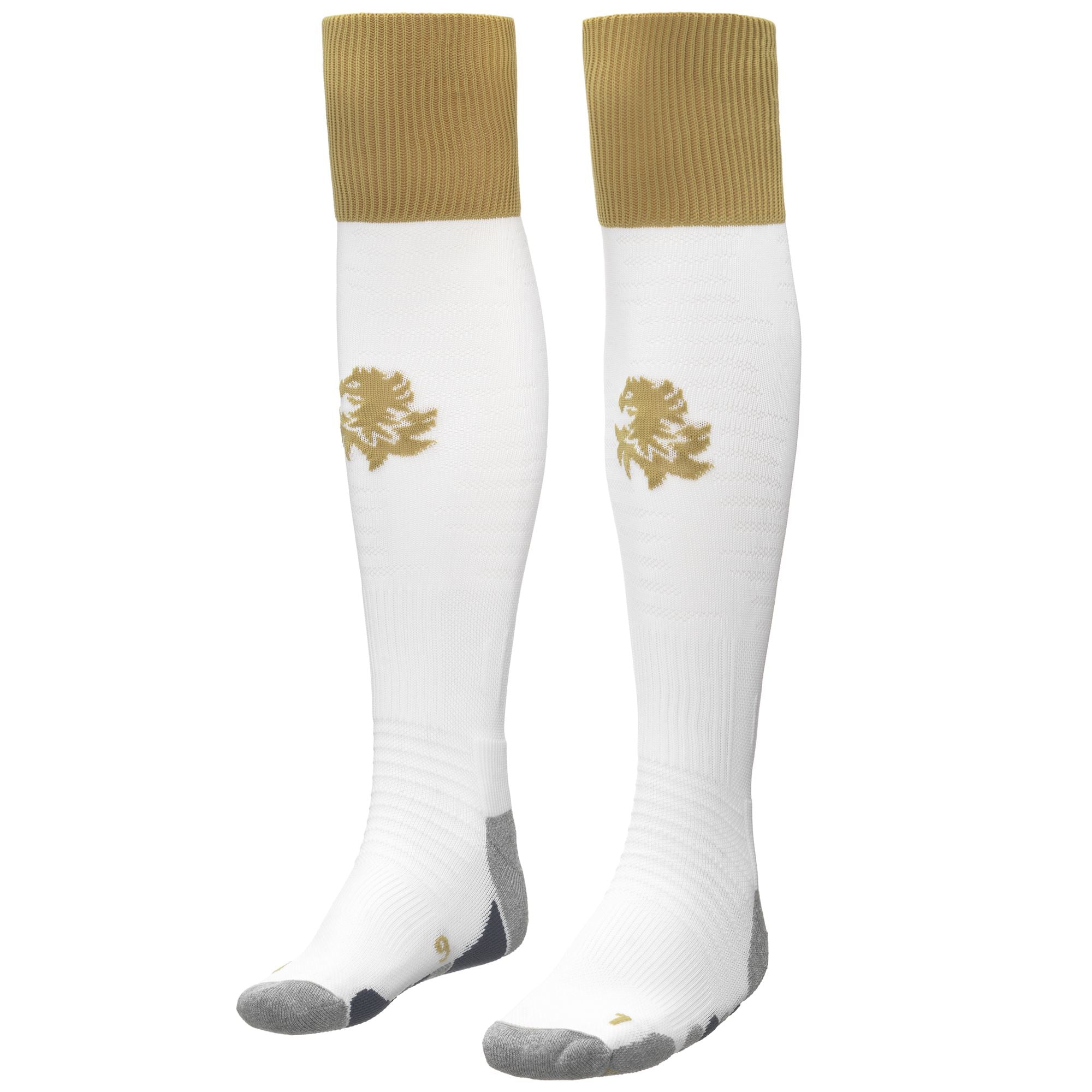 KOMBAT SPARK PRO GENOA 1PACK - Socks - Knee High Sock - Man - WHITE-YELLOW GOLD RICH