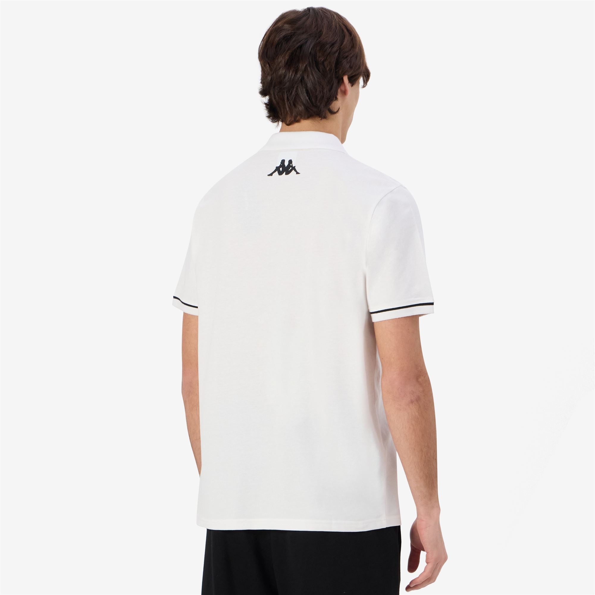 KAPPA4TRAINING BARLI - Polo Shirts - Polo - Man - WHITE-BLACK - Image 6
