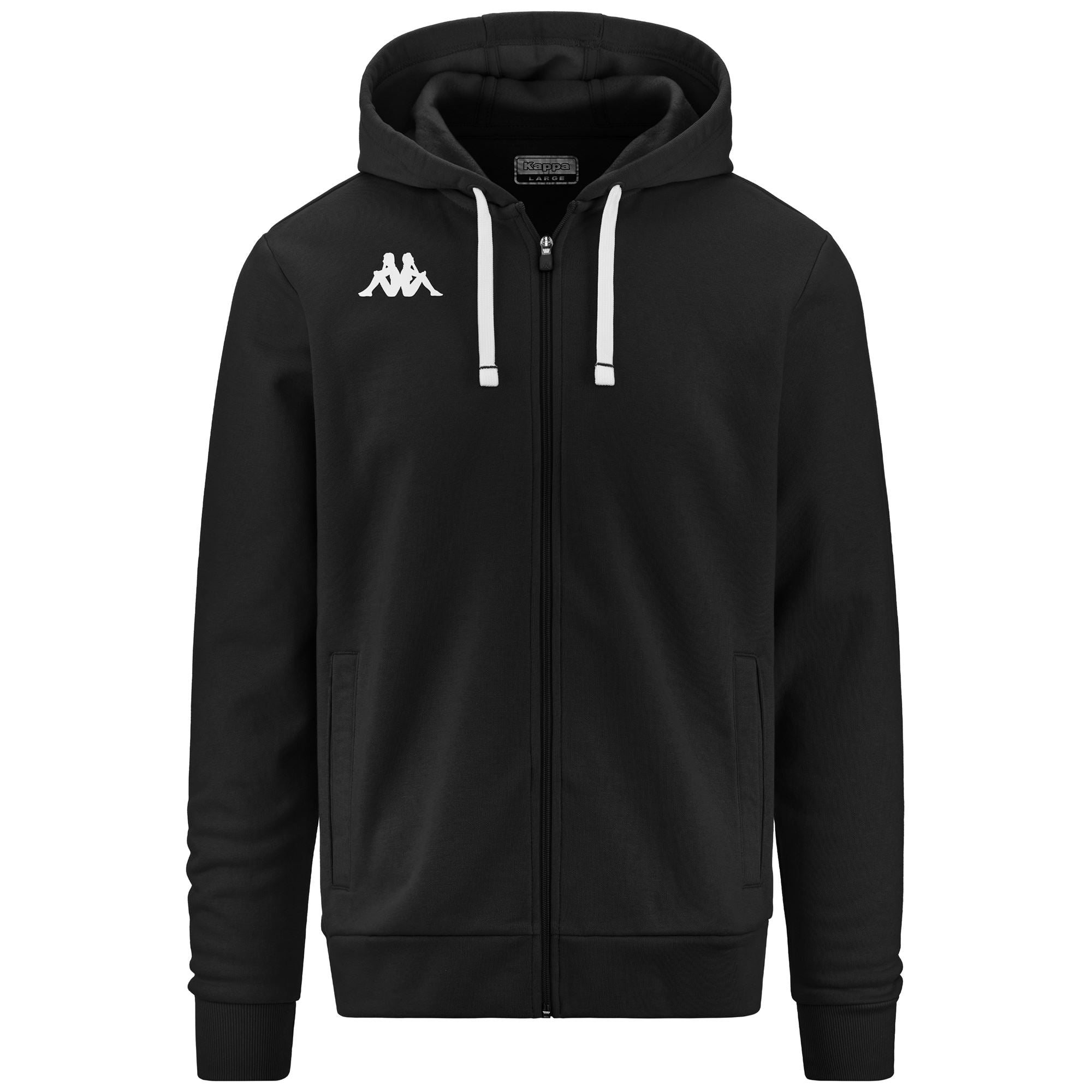 KAPPA4TRAINING BANTO - Fleece - Hoodie Full Zip - Man - BLACK