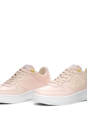 LOGO MASERTA - Sneakers - Low Cut - Unisex - PINK PASTEL-YELLOW PASTEL