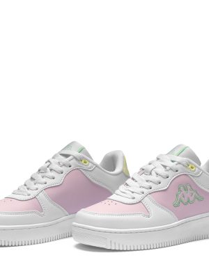 LOGO MASERTA - Sneakers - Low Cut - Unisex - WHITE-PINK LT
