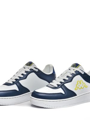 LOGO MASERTA - Sneakers - Low Cut - Unisex - WHITE-BLUE DK