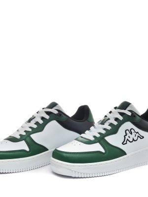 LOGO MASERTA - Sneakers - Low Cut - Unisex - WHITE-GREEN EDEN