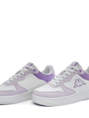 LOGO MASERTA - Sneakers - Low Cut - Unisex - WHITE-VIOLET LT