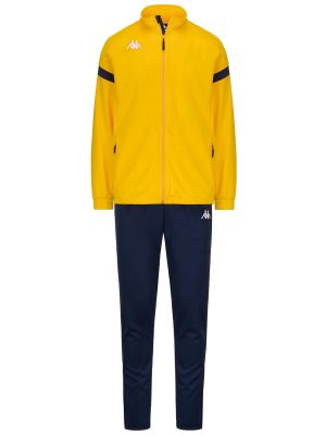 KAPPA4FOOTBALL DALCITO - Sport Suits - TRACKSUIT - Man - YELLOW CHROME-BLUE MARINE