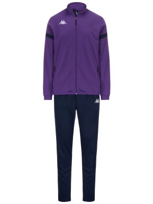 KAPPA4FOOTBALL DALCITO - Sport Suits - TRACKSUIT - Man - VIOLET INDIGO-BLUE MARINE