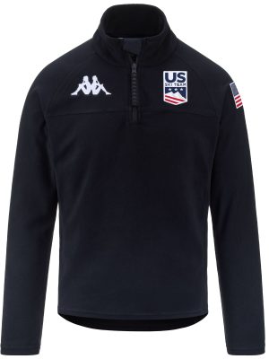 6CENTO 687B US - Fleece - Jumper - Unisex - BLUE DK NAVY