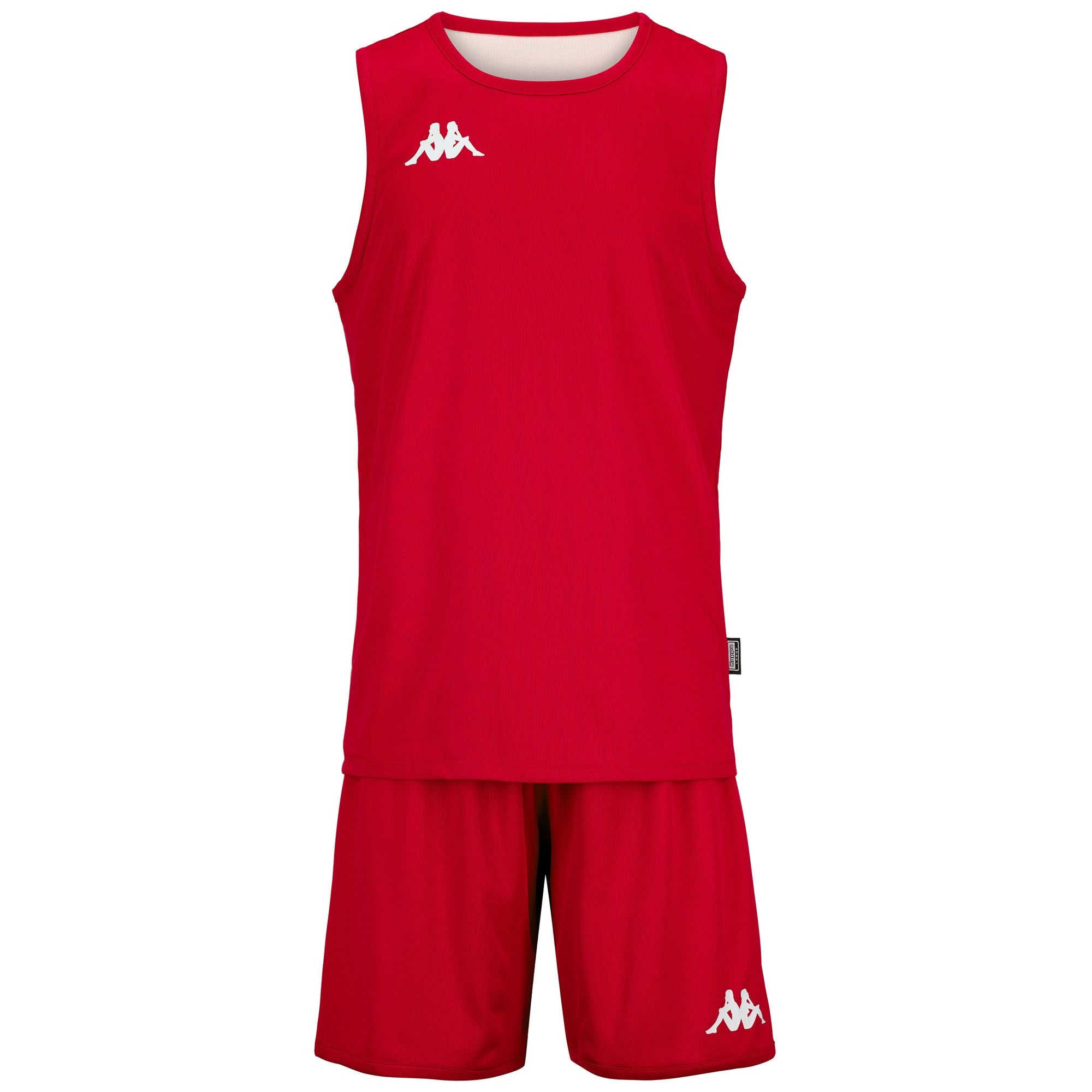 KAPPA4BASKET DANCOSI - SETS - Shorts / Tank - Man - RED-WHITE