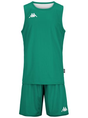 KAPPA4BASKET DANCOSI - SETS - Shorts / Tank - Man - GREEN-WHITE