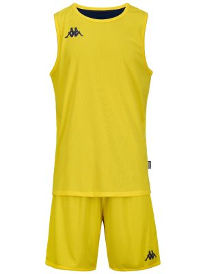 KAPPA4BASKET DANCOSI - SETS - Shorts / Tank - Man - YELLOW-BLUE OCEAN
