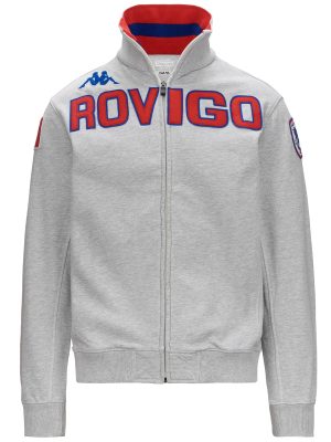 EROI JKT ROVIGO - Fleece - Jacket - Man - GREY MELANGE-RED-BLUE