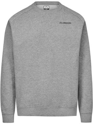 LOGO REWIND OR - Fleece - Jumper - Man - GREY MD MEL-BLACK