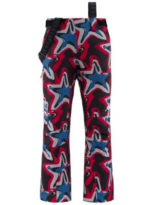 8CENTO  864G US - Pants - Sport Trousers - Man - BLACK-RED-GREY LT-LEAD-BLUE AVIO
