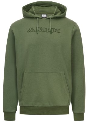 LOGO FEMMO - Fleece - Hoodie - Man - GREEN OLIVINE