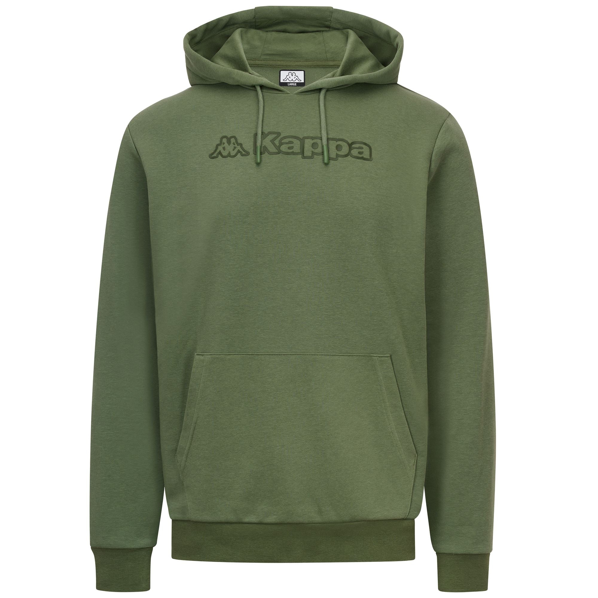LOGO FEMMO - Fleece - Hoodie - Man - GREEN OLIVINE