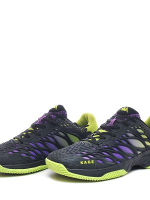 KAGE 2 - Sport Shoes - Low Cut - Unisex - GREEN LIME PUNCH-VIOLET INDIGO