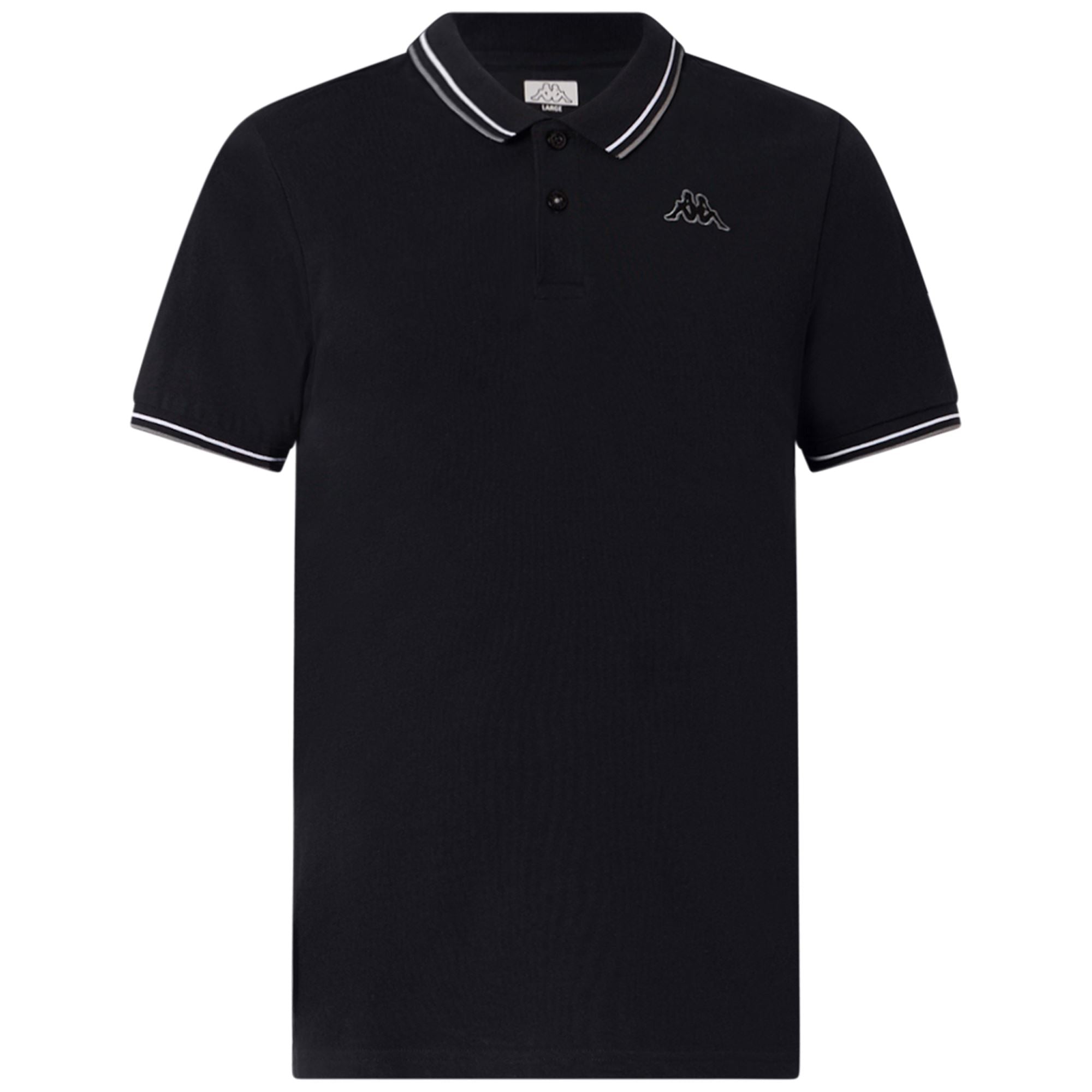 LOGO KORPO EZIO 2 - Polo Shirts - Polo - Man - BLACK-GREY SMOKED-WHITE