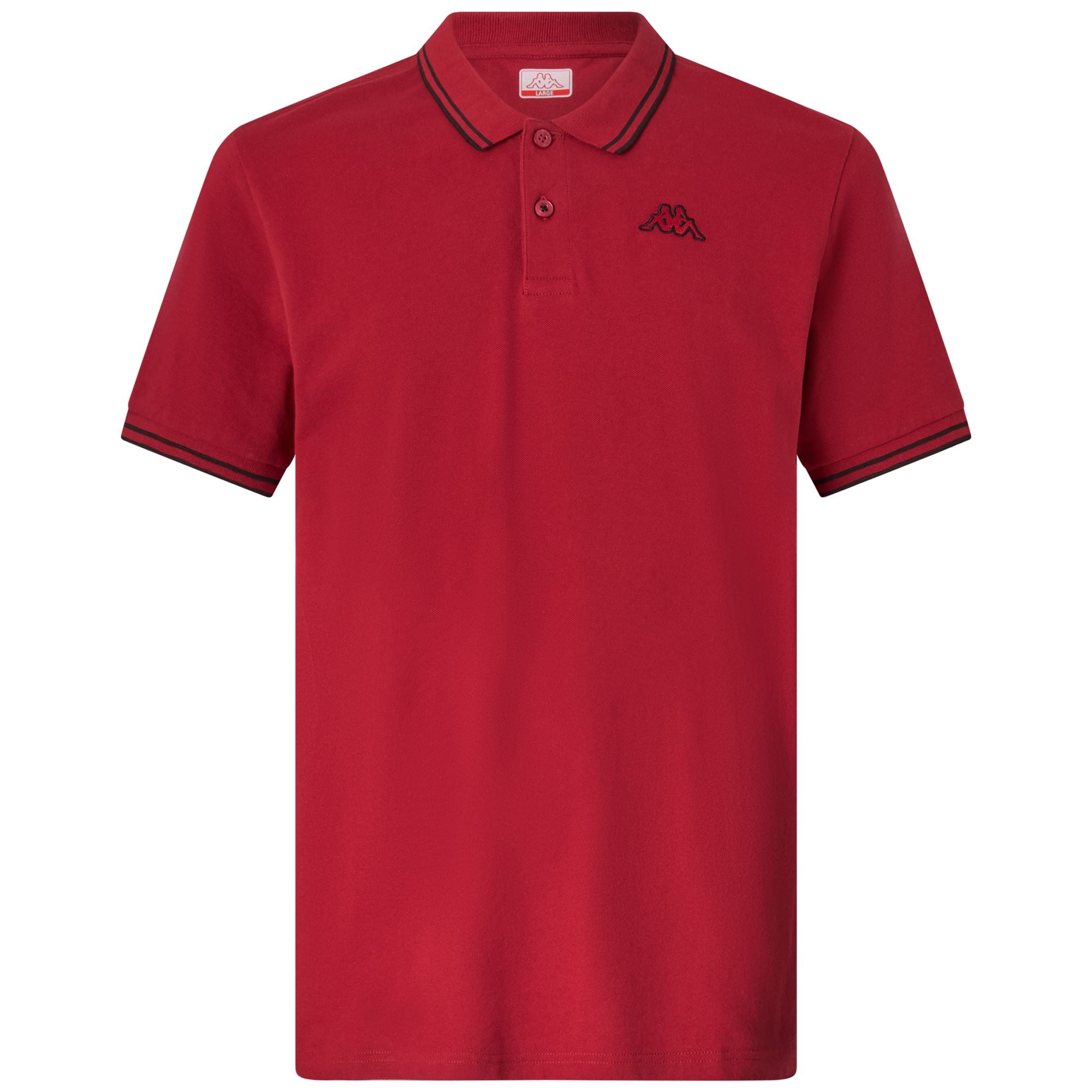 LOGO KORPO EZIO 2 - Polo Shirts - Polo - Man - RED DK-BLACK