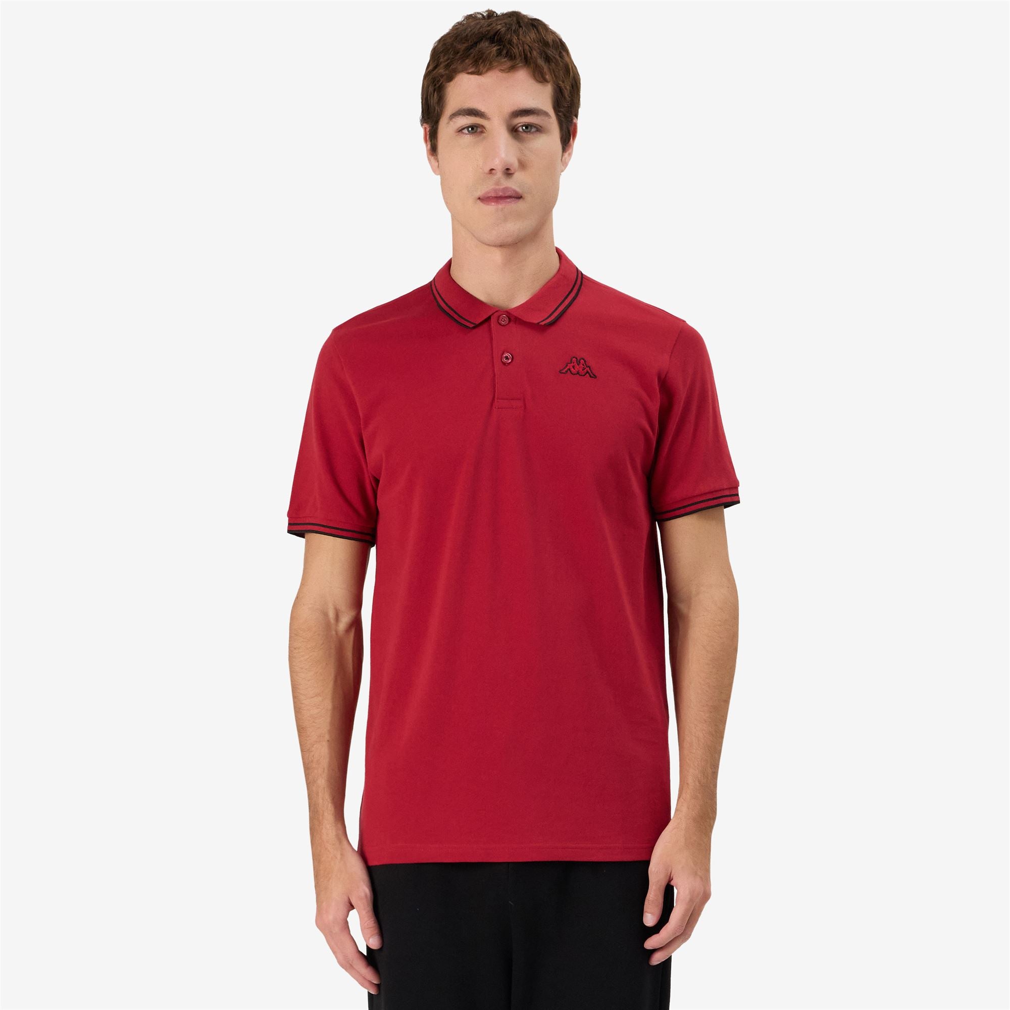 LOGO KORPO EZIO 2 - Polo Shirts - Polo - Man - RED DK-BLACK - Image 4