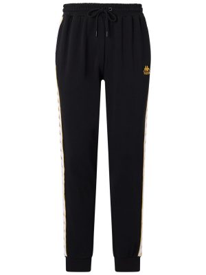 222 BANDA ALANZ 3 - Pants - Sport Trousers - Man - BLACK-YELLOW GOLD RICH-WHITE