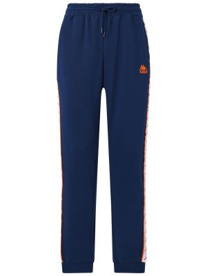 222 BANDA ALANZ 3 - Pants - Sport Trousers - Man - BLUE DK-ORANGE