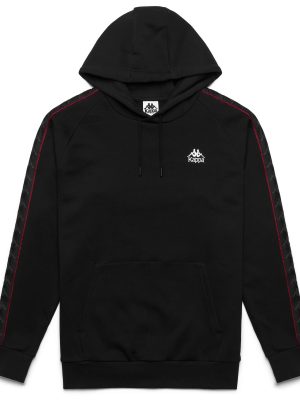 222 BANDA MADISON 2 - Fleece - Jumper - Man - BLACK-RED RACING-WHITE