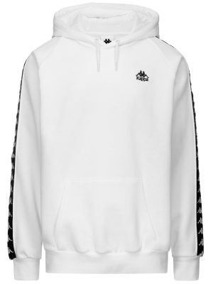 222 BANDA MADISON 2 - Fleece - Jumper - Man - WHITE-BLACK