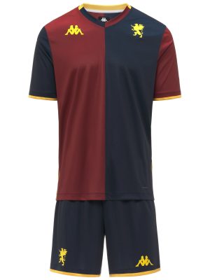 KOMBAT KIT 2026 HOME GENOA - SETS - Shorts / T-Shirt - Man - RED DK-BLUE DK-YELLOW