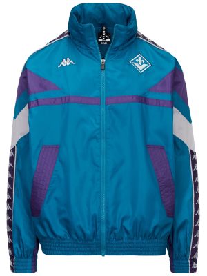 222 BANDA FOLIST FIORENTINA - Jackets - Mid - Man - TURQUOISE CRYSTAL-VIOLET MD-GREY SILVER