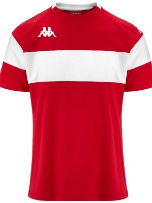 KAPPA4FOOTBALL DARETO - Active Jerseys - Shirt - Man - RED-WHITE